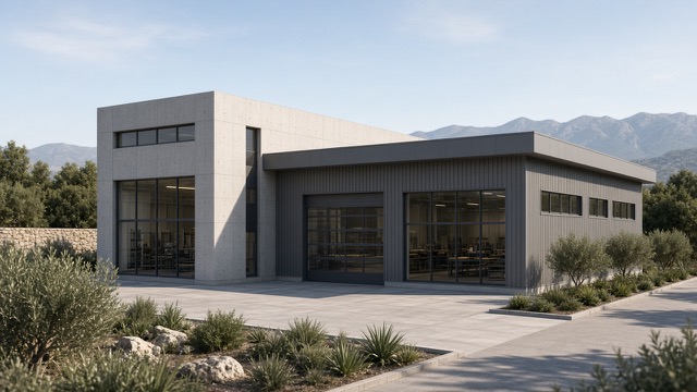 Rendering concept industriale