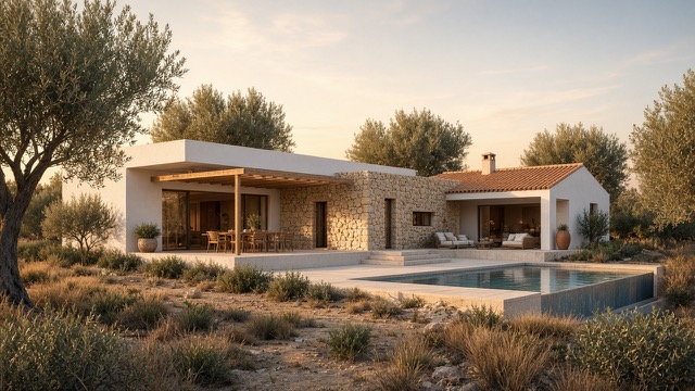Rendering concept villa